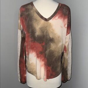 Tie-Dye Long Sleeve Top